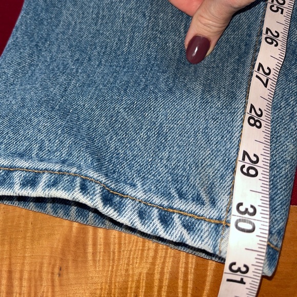 LEVI'S® 551 Relaxed Fit straight leg Blue Jeans 36 Medium Wash Cotton pants mens - Picture 8 of 9
